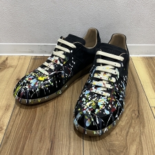メゾンマルジェラ ブラック ペイント「レプリカ」スニーカー S57WS0240 買取実績です。