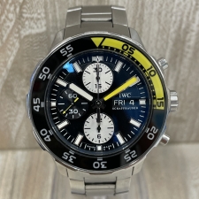 インターナショナルウォッチカンパニー SS イエロー×ブラック IW376701 アクアタイマー クロノグラフ 自動巻き ダイバーズウォッチ 買取実績です。