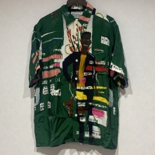 ワコマリア ジャン＝ミシェル・バスキア グリーンカラー 21SS ハワイアンシャツ 買取実績です。