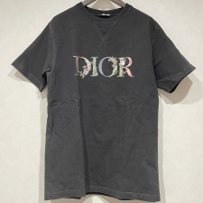 ディオール 21SS ブラックカラー 花柄刺繍 Tシャツ 113J686A0554 買取実績です。