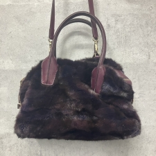 トッズ レザー×ファー 2wayハンドバッグ Dキューブ 買取実績です。