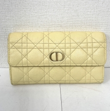 ディオール ディオールカロ カナージュ ウォレット 長財布 買取実績です。