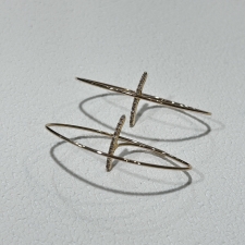 ヒロタカ K10 0.06ct Gossamer ダイヤモンド フローティングピアスＭ 買取実績です。