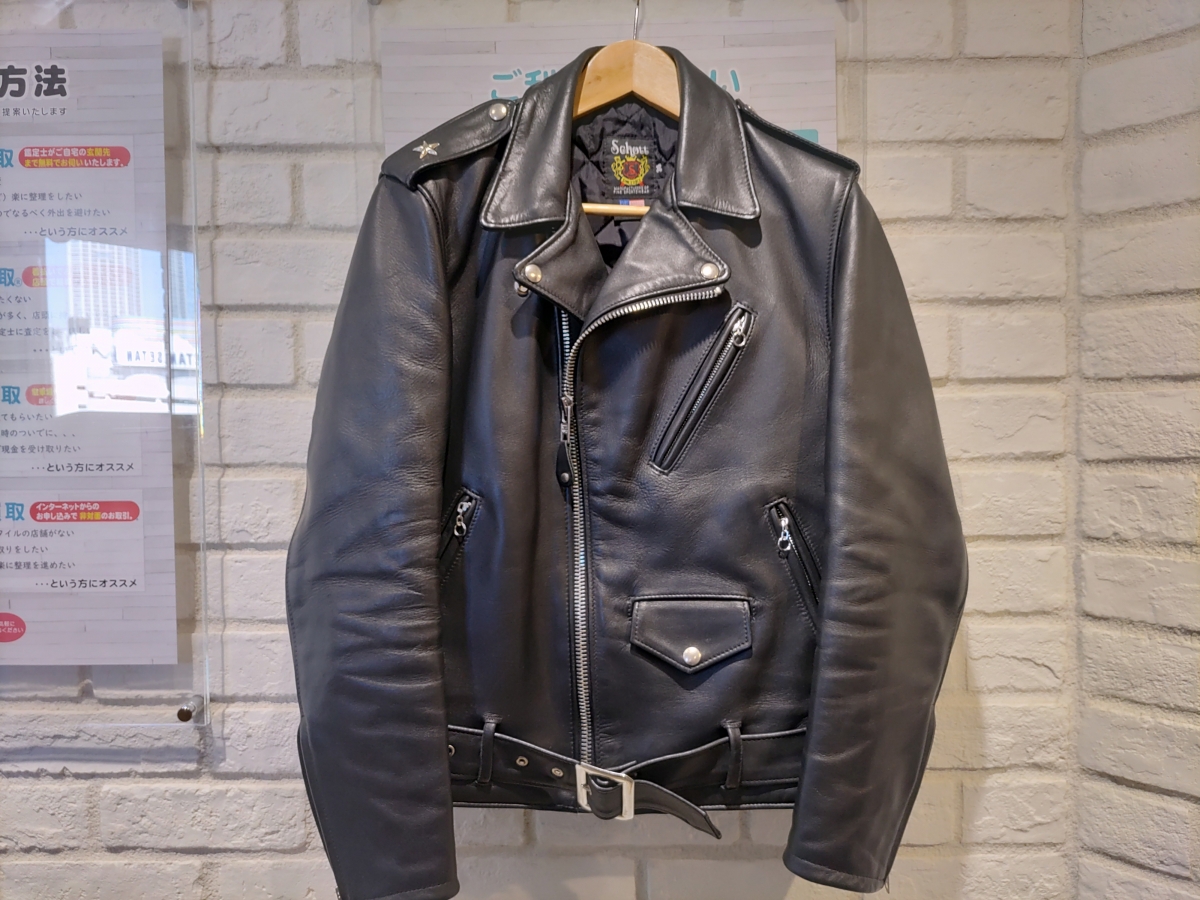Schott 613 RD 舶来堂別注 ワンスター ライダースジャケット 36
