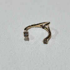 ヒロタカ K10 0.10ct Drosera ダイヤモンド カフ リング 買取実績です。