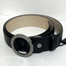 ブルガリ 281920 ブラック サークルバックル レザーベルト 買取実績です。