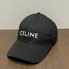 セリーヌ ブラック コットン ベースボールキャップ 2AUS9242N 買取実績です。