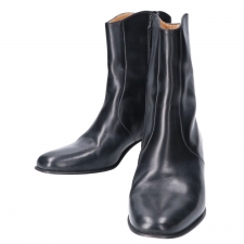 エルメス ブラック レザー ショートブーツ 買取実績です。