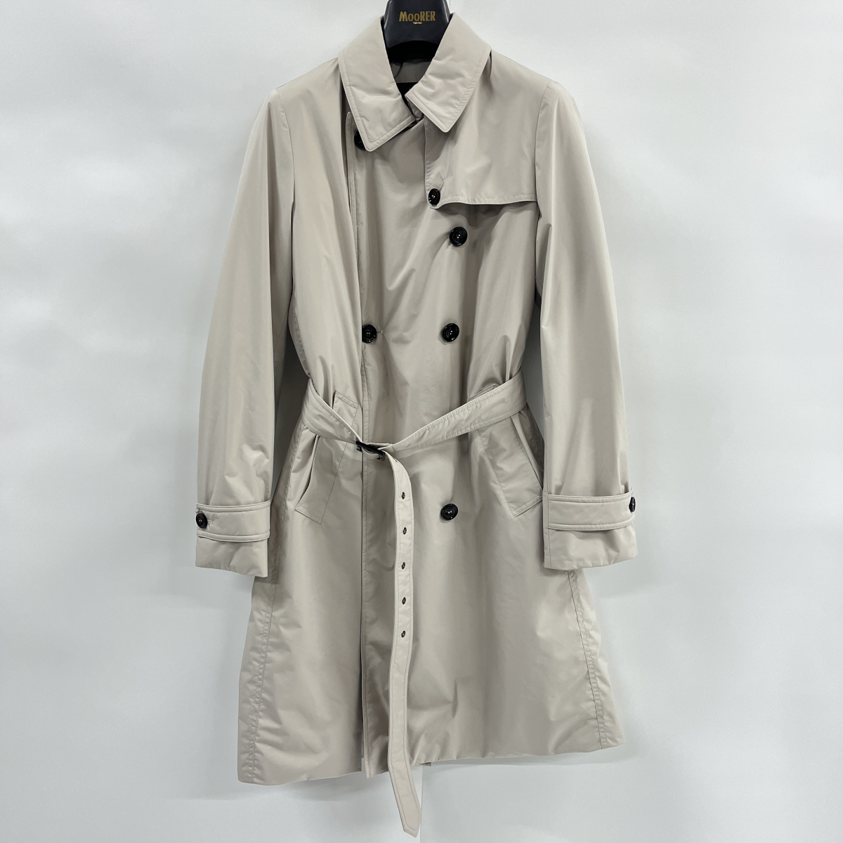 セール 28%OFF】MOORER トレンチコート MELFI－WK 撥水 ベルト付き  