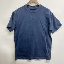 ルイヴィトン 23SS ネイビー エンボスLVロゴ 半袖カットソー 1AATS5 買取実績です。