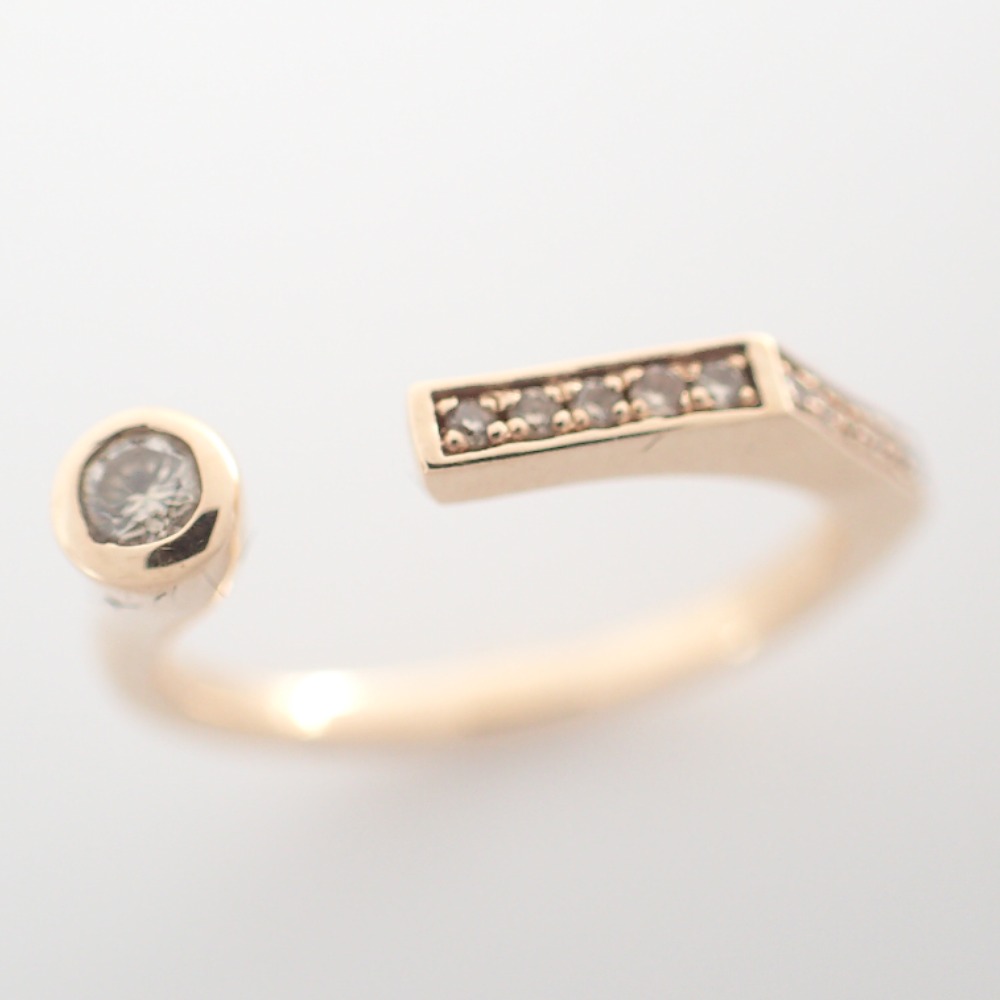 hirotaka マンハッタンダイヤモンドリング 10号 箱無し）Hirotaka