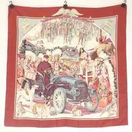 エルメスのCONCOURS D'ELEGANCE 1885 LIMOUSINES DE VOYAGE カレ90の買取実績です。