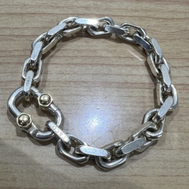 ティファニーのSV925×Au750 ミディアム メイカーズ ブレスレットの買取実績です。