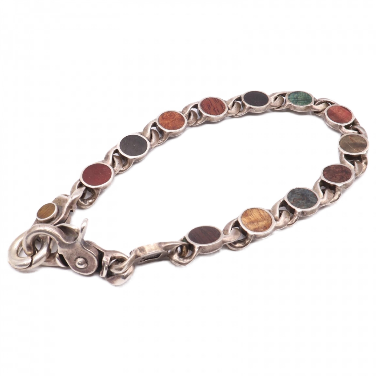 STANLEY GUESS/スタンリーゲス ラウンドマルチシェルブレスレット /000 STANLEY GUESS レザーブレスレット STANLEY GUESS(スタンリーゲス