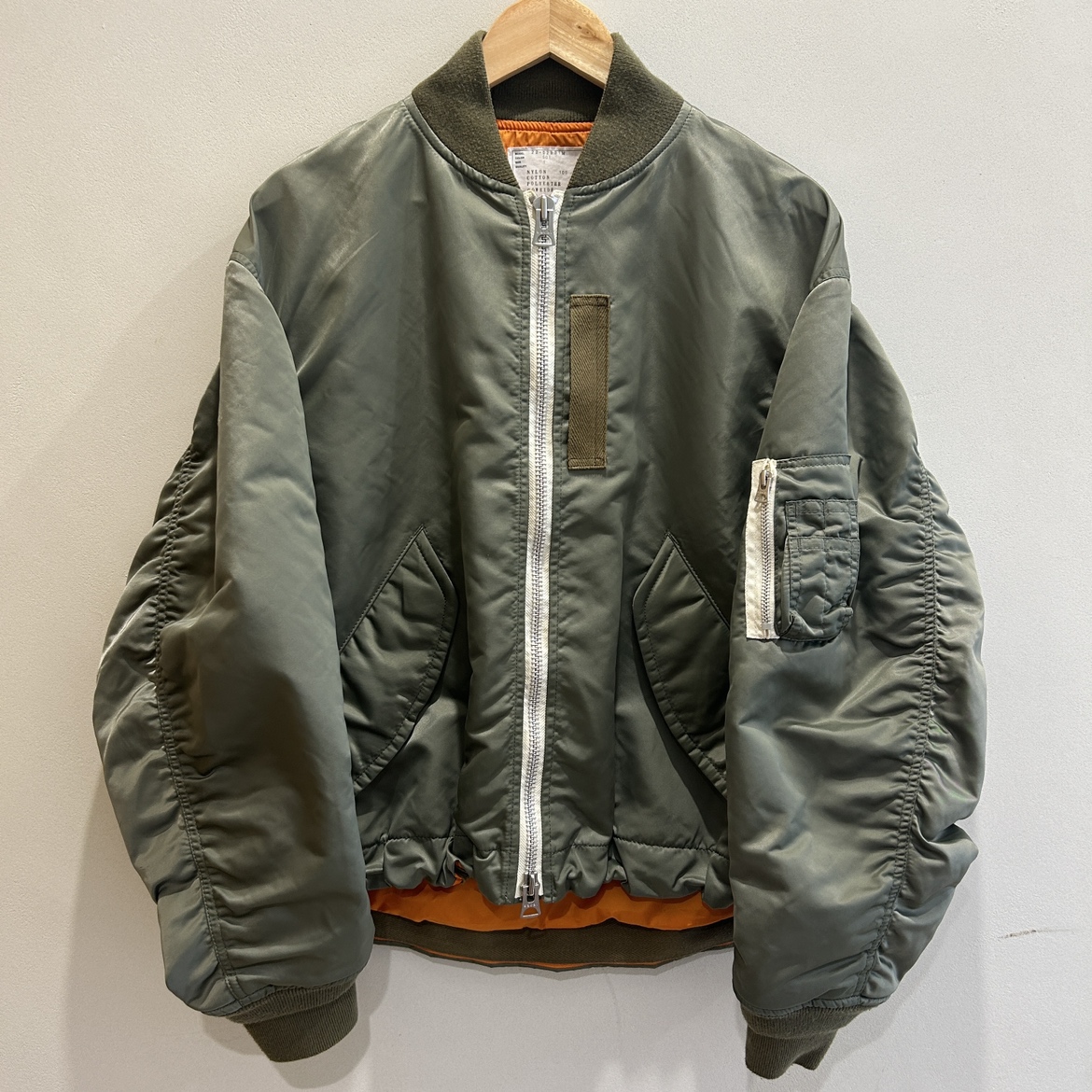Sacai あかる ナイロンツイルドッキングジャケット 売買された 