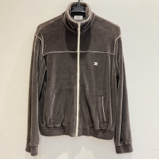 セリーヌ 21年AW ブラウン ベルベット トラックジャケット 2Y168679I 買取実績です。