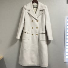 グッチ 20AW 592185 ZHW03 インターロッキングG ミディダブルコート 買取実績です。