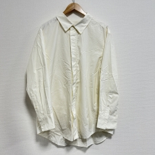 オーバーコート ホワイト DROPPED SHOULDER TOP WITH SHIRT シャツ 買取実績です。