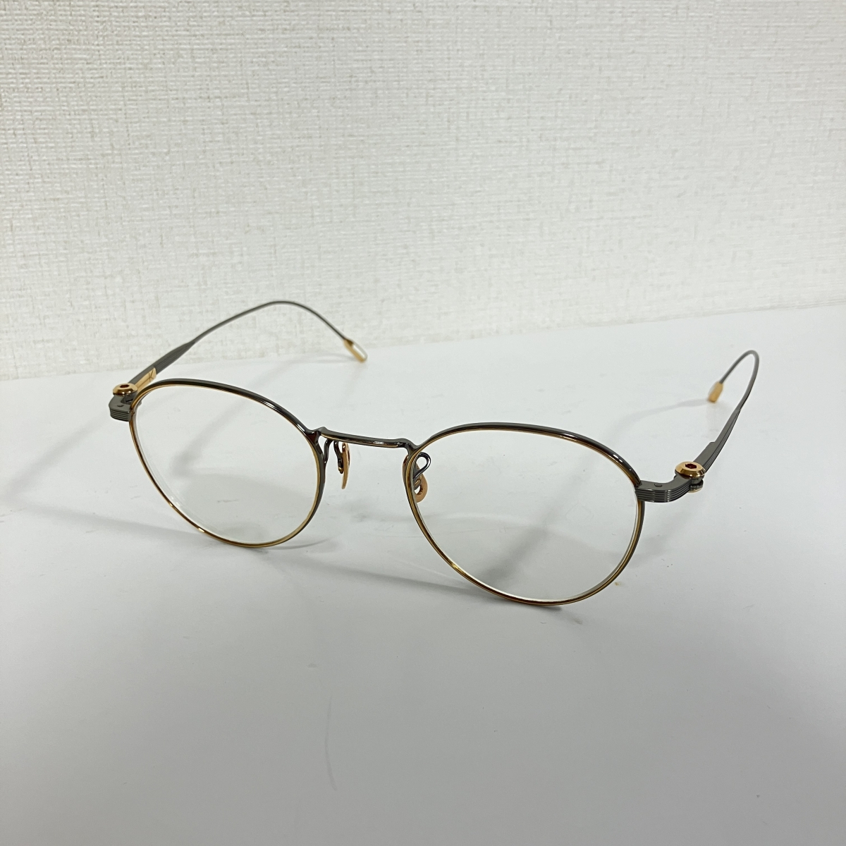 YUICHITOYAMA メガネ　フレーム　のみ　美品　定価約4万 心斎橋でユウイチトヤマを買取。ユウイチトヤマ5のTHE ANGELのメタル