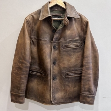 自由が丘でダブルアールエルの買取。バリンジャーカウハイドカーコートを買取ました。状態は未使用品です。