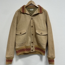 心斎橋でウエアハウス買取。2021年直営店限定のA-1 TYPE LAMB LEATHER JACKETを買取ました。状態は若干の使用感がある中古品です。