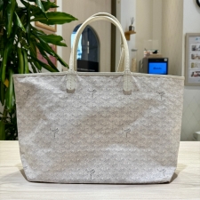 ゴヤール ホワイト サンルイPM トートバッグ 買取実績です。