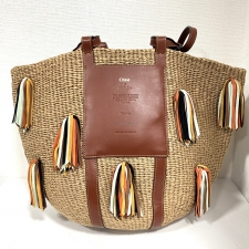 クロエ 22AW ポンポン付きバスケットバッグ 買取実績です。