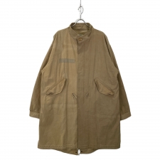 宅配でスロウを買取。南堀江店10周年記念限定のフランス軍の50年代のテントクロスファブリックで仕立てられたフィッシュテールロングコートを買取ました。状態は綺麗な状態の中古美品です。