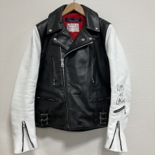 ルイスレザー ×コムデギャルソン 青山限定  KZ-J014 ライトニング ダブルライダースジャケット 買取実績です。