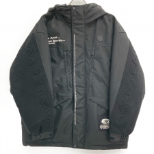 アベイシングエイプ ブラック AAPE ダウンジャケット AAPDNM7605XXL 買取実績です。