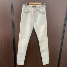 アミリ RN150712ダメージ加工 ライトブルー スキニー デニムパンツ 買取実績です。
