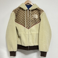 グッチ ×ノースフェイス 644582 XJC3T GG ボアフリースパーカー 買取実績です。