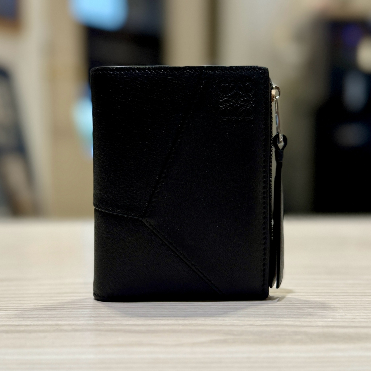 LOEWE ロエベ 長財布 パズル アナグラム 二つ折り財布 ブラック