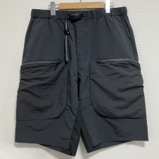 心斎橋でホワイトマウンテニアリング買取。24SSのブラックのPOLYESTER TAFFETA EASY SHORT PANTS、BK2471407を買取ました。状態は未使用に近い試着程度の品です。