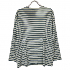 オーラリーのA24SP01BR 24SS HARD TWIST COTTON BORDER BOAT NECK Teeの買取実績です。