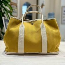 エルメス ガーデンパーティ36 トワルシェブロン T刻印 トートバッグ 買取実績です。