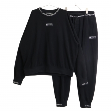 ドルチェ&ガッバーナ G9AQVT HU7AL ブラック ロゴパッチ ハイネック スウェット パンツ セットアップ 買取実績です。