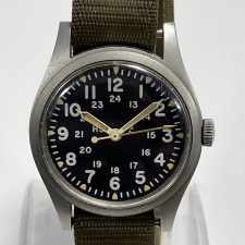 ハミルトンを大阪心斎橋で買取。1982年製造のミリタリーウォッチ、WIL-W-46374B H3を買取ました。状態は25000