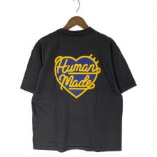 ヒューマンメイド ブラック HM27CS002 2024春夏物 HEART BADGE Tシャツ 買取実績です。