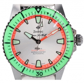 ゾディアックのZO3556 SUPER SEA WOLF PRO-DIVER スーパーシーウルフ 300m 防水ダイバー 自動巻き時計の買取実績です。