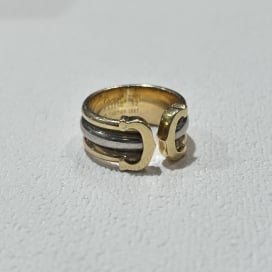 カルティエの750 スリーカラー 2CリングLM ドゥーブルCリングの買取実績です。