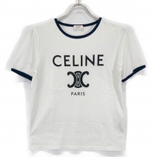 セリーヌを神戸三宮で買取。トリオンフのTシャツ、2X872671Qを買取しました。状態は目立つ傷、汚れ、使用感のある中古品です。
