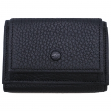 イトゥアイス ブラック レザー 三つ折り財布 TAURILLON LAGUN COMPACT WALLET 買取実績です。