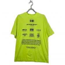 ヴェトモン 22SS ネオンイエロー ALL RIGHT RESERVDE Tシャツ　 買取実績です。