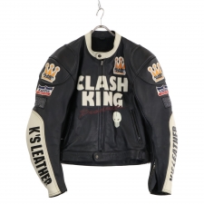 カドヤ K'S LEATHER クラッシュキング レザーシングルジャケット 買取実績です。