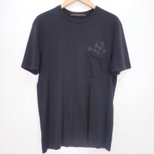 浜松でルイヴィトン買取。11年 ブラック ダミエ柄ポケット カットソーを買取ました。状態は若干の使用感がある中古品です。
