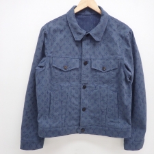 ルイヴィトンを広尾で買取。HHA20W 正規 19AW モノグラム総柄デニムジャケットを買取ました。状態は未使用に近い試着程度の品です。
