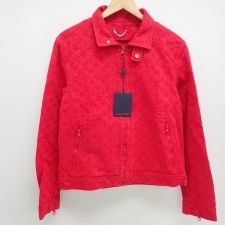広尾でルイヴィトン買取。HHA70WQ 正規 19AW レッド モノグラム総柄デニムジャケットを買取ました。状態は未使用に近い試着程度の品です。