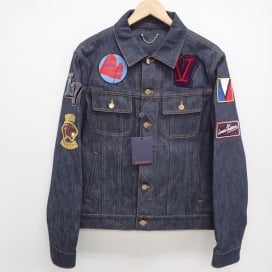 ルイヴィトンの19年 ネイビー ワッペン デニムジャケットの買取実績です。