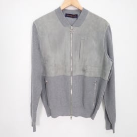 ルイヴィトンのHEN08W スウェード×ニット 切リ替エ ジップアップジャケットの買取実績です。